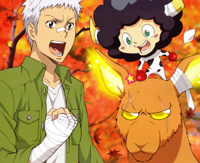 Картинка аниме katekyo+hitman+reborn ламбо парни