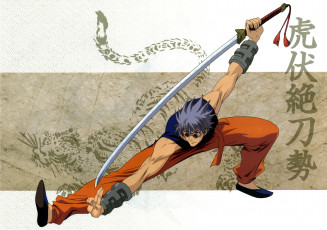 Картинка аниме rurouni+kenshin парень