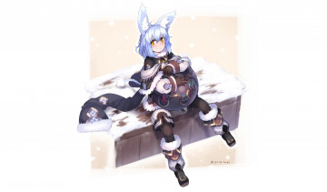 Картинка аниме оружие +техника +технологии девочка