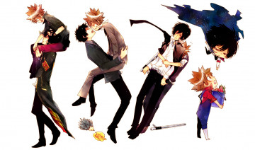 Картинка аниме katekyo+hitman+reborn хибари тцунаёши