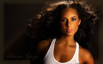 обоя alicia keys, музыка, певица