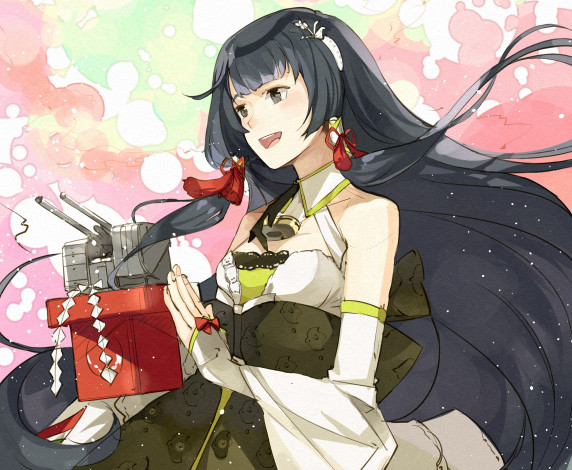Обои картинки фото аниме, kantai collection, девушка