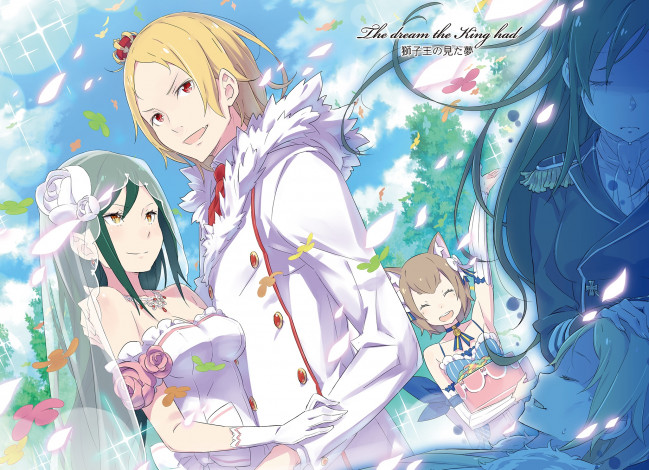 Обои картинки фото zero no tsukaima, аниме, фон, взгляд, девушки