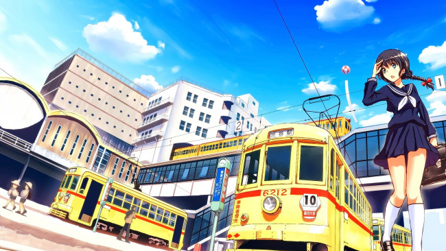 Обои картинки фото аниме, girl who cut time, девушка, взгляд, фон