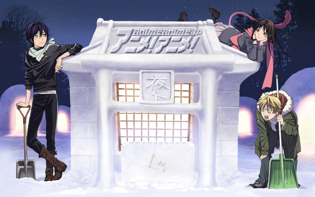 Обои картинки фото noragami, аниме, персонажи