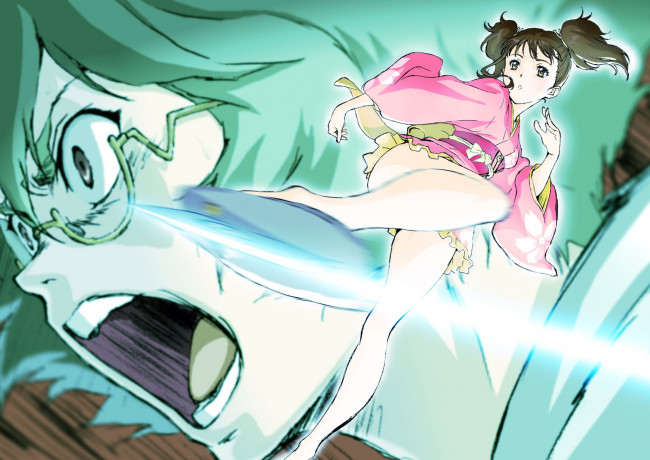 Обои картинки фото аниме, koutetsujou no kabaneri, koutetsujou, no, kabaneri, mumei