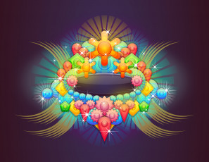 обоя векторная графика, графика , graphics, узор, цвета, фон