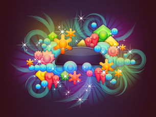 обоя векторная графика, графика , graphics, фон, узор, цвета