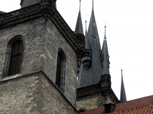 Картинка города прага+ Чехия шпили