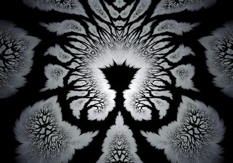 Картинка 3д+графика фракталы+ fractal цвета фон узор