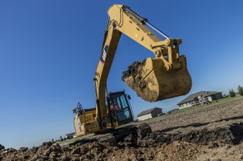 Картинка техника экскаваторы caterpillar