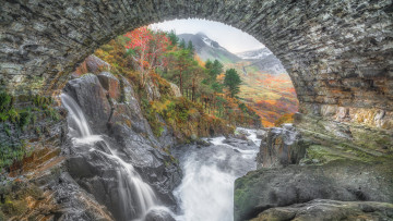 Картинка природа водопады простор