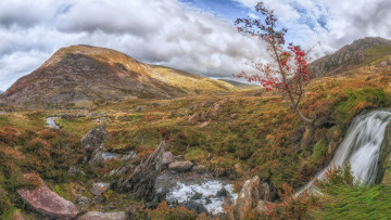 Картинка природа водопады водопад река