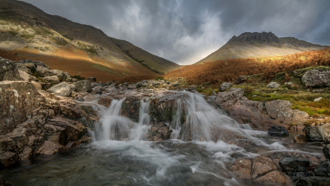 Обои картинки фото природа, водопады, поток