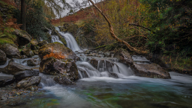 Обои картинки фото природа, водопады, простор