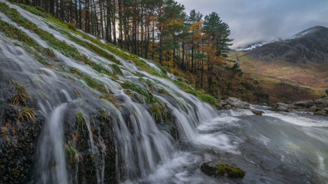 Обои картинки фото природа, водопады, простор