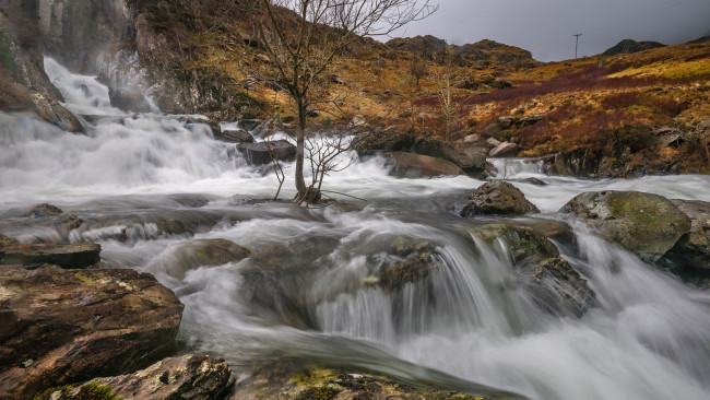 Обои картинки фото природа, водопады, простор