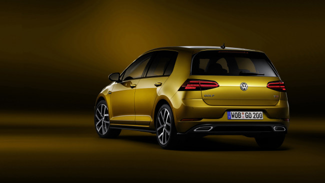Обои картинки фото volkswagen golf 7 r-line facelift 2017, автомобили, volkswagen, golf, 2017, facelift, r-line, 7