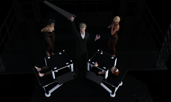 Обои картинки фото 3д графика, люди , people, девушки, взгляд, фон