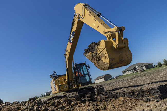 Обои картинки фото техника, экскаваторы, caterpillar