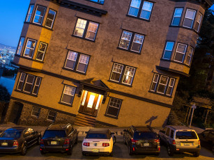 обоя города, сан-франциско , сша, дом, жилой, оригинальный