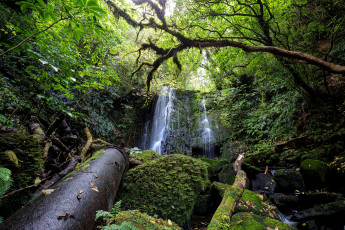 Картинка природа водопады простор