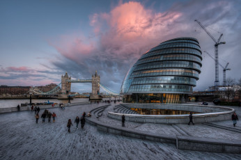 Картинка города лондон+ великобритания tower bridge