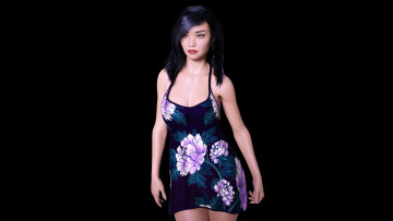 Картинка 3д+графика люди+ people девушка взгляд фон