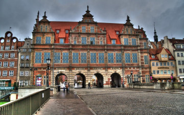 Картинка города гданьск+ польша улица