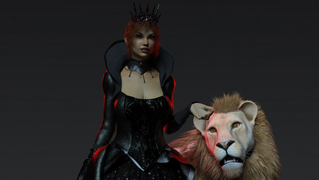 Обои картинки фото 3д графика, люди и животные , people and animals, девушка, взгляд, фон