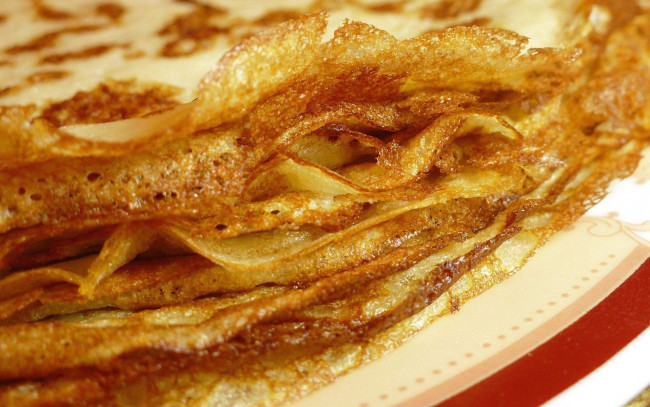 Обои картинки фото еда, блины,  оладьи, поджаристые