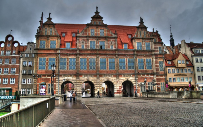 Обои картинки фото города, гданьск , польша, улица