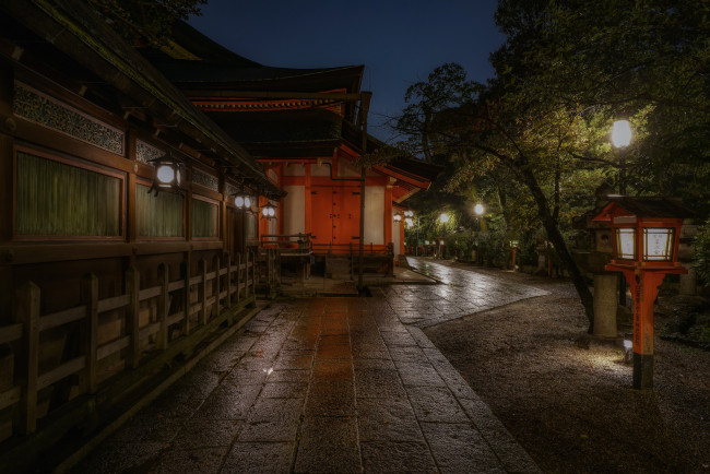 Обои картинки фото города, - улицы,  площади,  набережные, ночь, огни