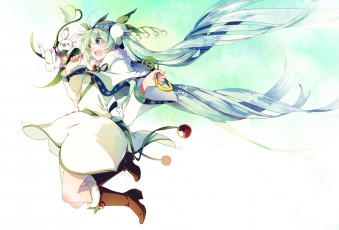 Картинка аниме vocaloid девушка