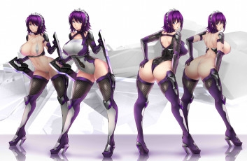 Картинка аниме unknown +другое+ девушка фон взгляд униформа