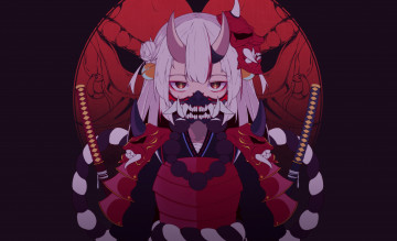 Картинка аниме virtual+youtuber виртуальный ютубер