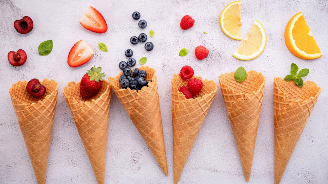 Обои картинки фото еда, мороженое,  десерты