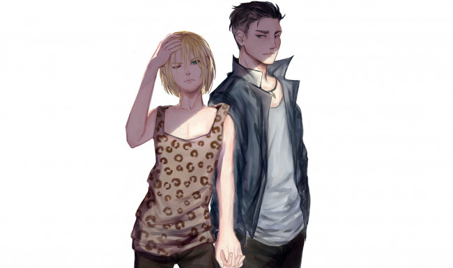 Обои картинки фото аниме, yuri on ice, парни