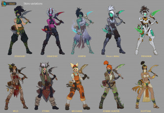 Картинка видео+игры league+of+legends akali оружие образы