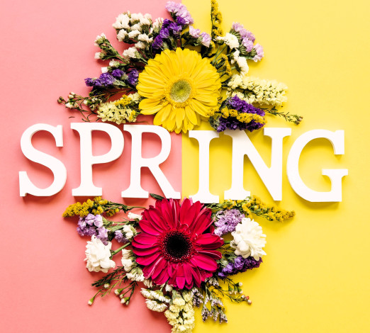 Обои картинки фото разное, надписи,  логотипы,  знаки, цветы, букеты, надпись, весна