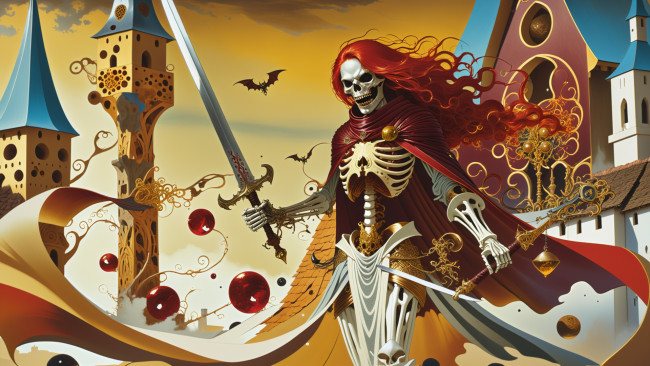 Обои картинки фото фэнтези, нежить, нейросети, графика, нейроарт, ai, art, нейронные, сети, рисунки, нейро, искусство, нейрографика, graphics, neuroart, neural, networks, drawings, neuro, neurography