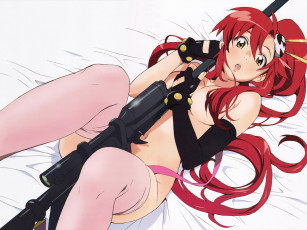 Картинка аниме tengen toppa gurren lagann yoko littner
