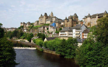 Картинка uzerche france города дворцы замки крепости