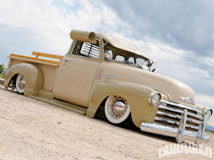 Картинка 1949 chevrolet 3100 pickup автомобили custom pick up