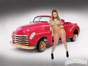 Картинка 1950 chevrolet bomb truck автомобили авто девушками