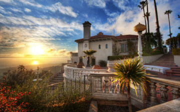 обоя hearst, castle, california, города, дворцы, замки, крепости