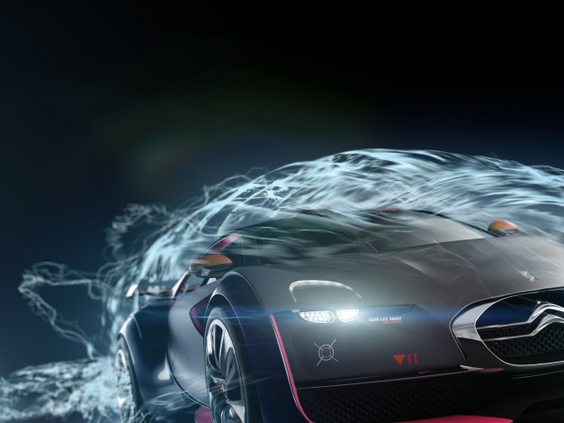 Обои картинки фото citroen, ds3, автомобили, фрагменты, автомобиля