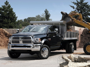 Картинка ram 5500 crew cab dump bed автомобили dodge