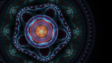 Картинка 3д графика fractal фракталы