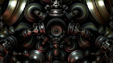 Картинка 3д графика fractal фракталы